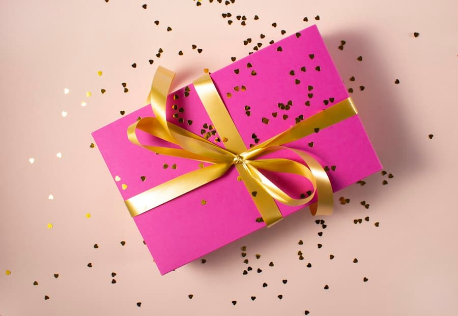 A beautifully wrapped gift ready to make someone's day