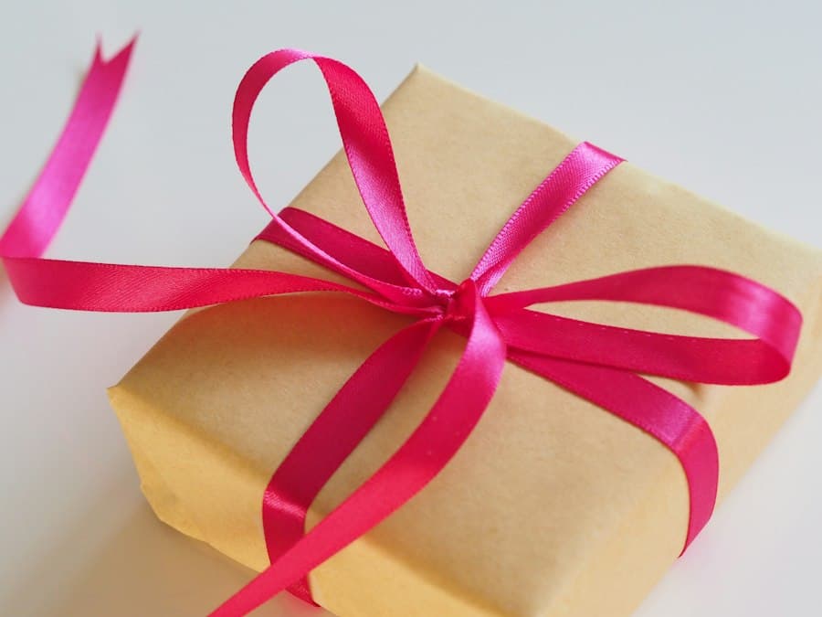 A thoughtfully wrapped gift